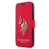 US Polo USFLBKP12SPUGFLRE iPhone 12 mini 5,4" czerwony/red book Polo Embroidery Collection