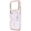 Etui Karl Lagerfeld IML Choupettes Karl  Script Logo MagSafe do iPhone 17 Pro różowy