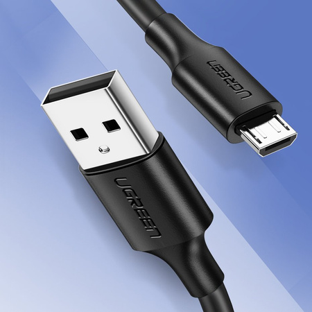 Ugreen kabel przewód USB - micro USB 2,4 A 480 Mbps 1,5 m czarny (US289 60137)