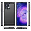 Carbon Case elastyczne etui pokrowiec Oppo Find X5 czarny