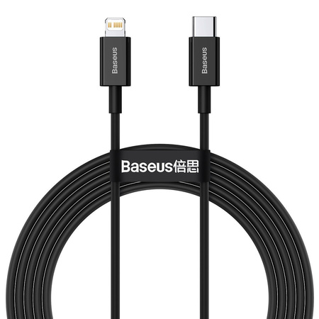 BASEUS KABEL USB-C DO LIGHTNING IPHONE IPAD APPLE 20W PD 2M SUPERIOR SERIES