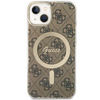 Etui Guess GUHMP14SH4STW na iPhone 14 - brązowe 4G MagSafe