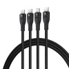 BASEUS KABEL 3W1 USB-C DO LIGHTNING 1,5M DO IPHONE 12 13 14 100W Z 3 KABLAM