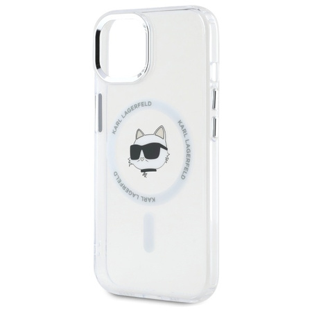 KARL LAGERFELD ETUI CASE POKROWIEC DO IPHONE 15 6 1 DO MAGSAFE METAL