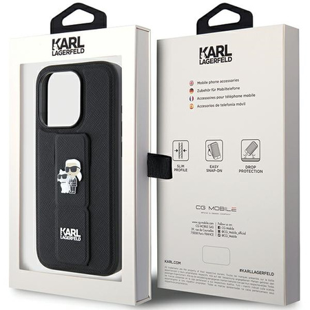KARL LAGERFELD ETUI KLHCP15LGSAKCPK DO IPHONE 15 PRO 6.1 POKROWIEC SAFFIANO
