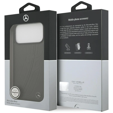MERCEDES ETUI LEATHER LARGE LAUREL LEAVE MAGSAFE DO IPHONE 17 PRO