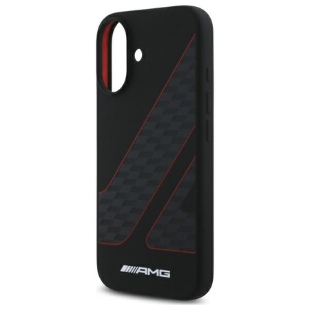 MERCEDES ETUI HARDCASE DO IPHONE 16 6,1 DO MAGSAFE CHECKERED FLAG PATTERN