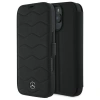 Mercedes MEBKP16X23RWRSK iPhone 16 Pro   Max 6.9 czarny/black bookcase MB Waves Leather