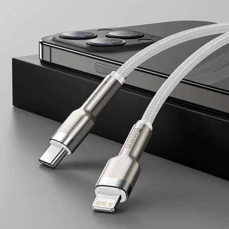 BASEUS KABEL USB-C DO LIGHTNING CAFULE 20W DO APPLE 2M PD SZYBKIE ŁADOWANIE