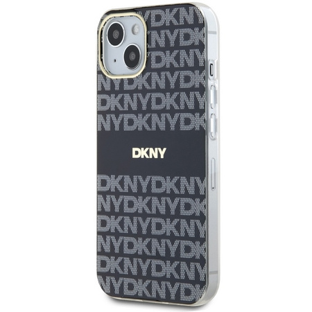 DKNY ETUI HARDCASE DO IPHONE 15 14 13 DO MAGSAFE IML MONO STRIPE CZARNE