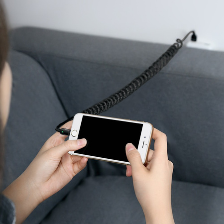 Mcdodo Omega Phone Cable Spring Fast LED USB Type-C PD 1.8m Black