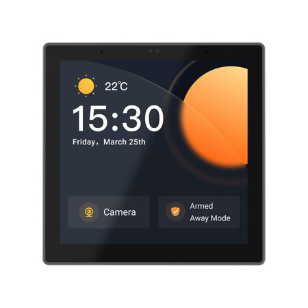 Sonoff panel sterowania inteligentnego domu z ekranem dotykowym Zigbee 3.0 Google Assistant, Alexa czarny (NSPanel Pro)