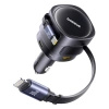 BASEUS ŁADOWARKA SAMOCHODOWA 90W 2X USB-C DO TELEFONÓW Z KABLEM USB-C