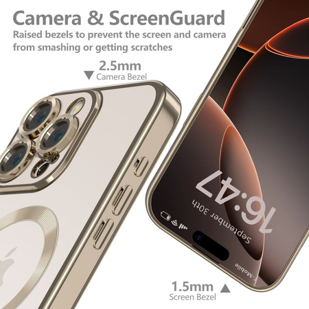 TECH-PROTECT ETUI MAGFLEX DO MAGSAFE IPHONE 16 PRO MAX SHINY DESERT