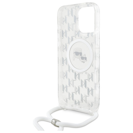 KARL LAGERFELD POKROWIEC DO IPHONE 16 PRO 6.3 TRANSPARENT HARDCASE DO