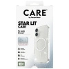 Etui CARE by PanzerGlass Flagship Urban Explorer w. White MagSafe na iPhone 17 - przezroczysto-brokatowe