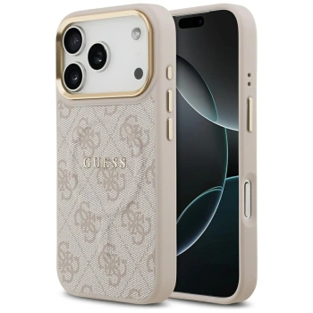 GUESS ETUI 4G PU CLASSIC LOGO MAGSAFE DO IPHONE 17 PRO CASE LUKSUSOWE