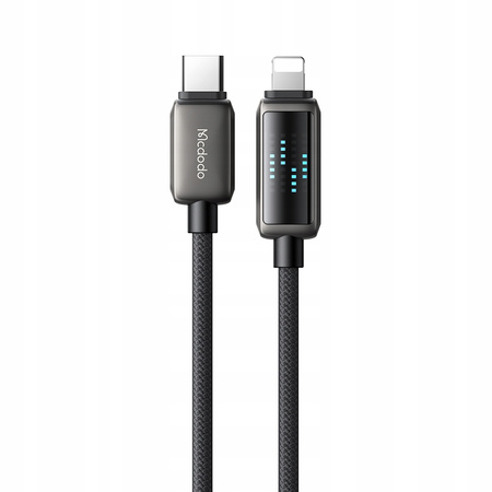 MCDODO CHARGER USB-C LIGHTNING FAST CHARGING CABLE FOR IPHONE 1M LED