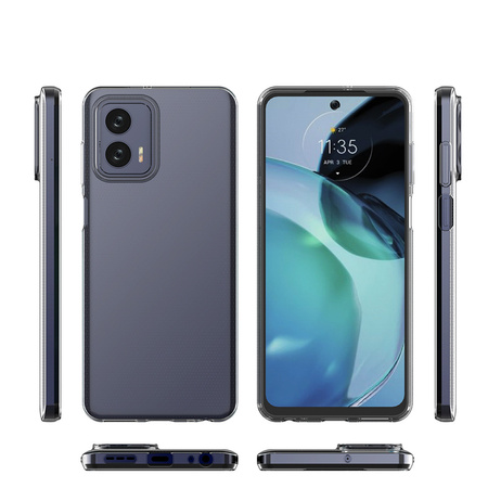 Ultra Clear 0.5mm etui do Motorola Moto G73 5G cienki pokrowiec przezroczyste