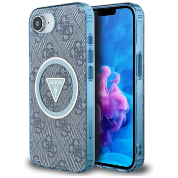 GUESS ETUI TPU Z MAGNETYCZNYM SYSTEMEM DO IPHONE 16E Z LŚNIĄCĄ POWIERZCHNIĄ