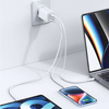 USAMS ŁADOWARKA 2xUSB-C 1xUSB 65W DO MAGSAFE IPHONE 14 PRO MAX PD3.0 QC3.0