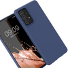 Silicone Case elastyczne silikonowe etui pokrowiec Samsung Galaxy A22 4G niebieski
