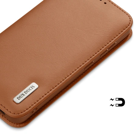 DUX DUCIS POKROWIEC HIVO DO SAMSUNG GALAXY S25 EDGE Z KLAPKĄ I OCHRONĄ RFID