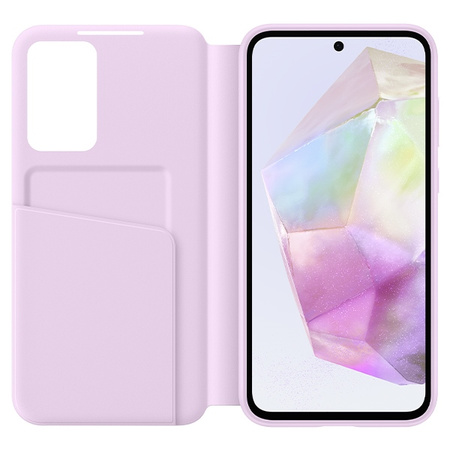 Etui Samsung EF-ZA356CVEGWW A35 5GA356 lawenda/lavender Smart View Wallet Case
