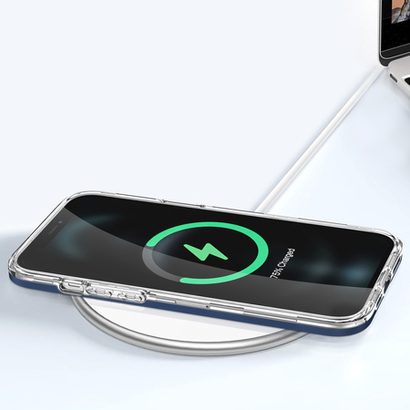Clear 3in1 etui do iPhone 11 Pro żelowy pokrowiec z ramką niebieski