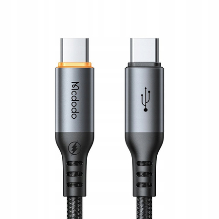 MCDODO KABEL USB-C USB-C SZYBKIE ŁADOWANIE USB TYP C 100W 1M POWER OFF LED