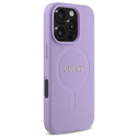 GUESS ETUI CASE DO IPHONE 16 PRO HARDCASE SAFFIANO DO MAGSAFE MAGNETYCZNE