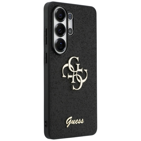 Etui Guess Fixed Glitter Big 4G Metal    Logo do Samsung Galaxy S26 Ultra czarny