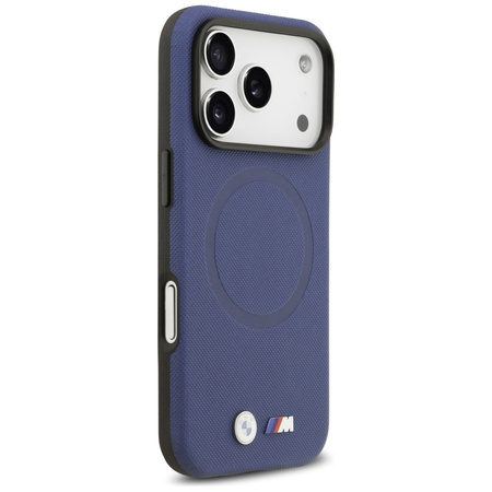Etui BMW M FW Metal Logo MagSafe do      iPhone 17 Pro Max granatowy