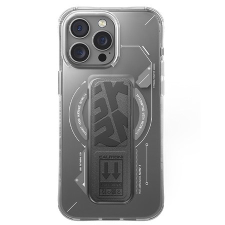 Skinarma etui Helio iPhone 16 Pro Max    6.9 Magnetic Charging + Grip Stand titanium