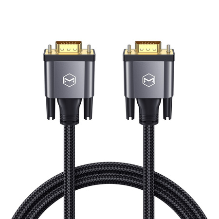 Kabel do monitora Mcdodo VGA do VGA dwukierunkowy czarny 2m