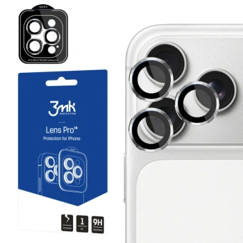3MK LENS PROTECTION PRO SILVER DO IPHONE 17 PRO MAX OCHRONA OBIEKTYWU