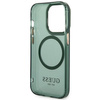 Etui Guess GUHMP14XHTCMA na iPhone 14 Pro Max zielony/khaki Gold Outline Translucent MagSafe