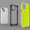 HURTEL ETUI PANCERNE HONEYCOMB Z ŻELOWĄ RAMKĄ DO IPHONE 13 MINI OCHRONA