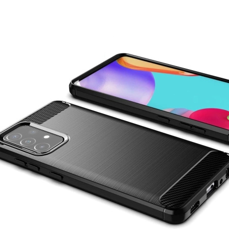 HURTEL CARBON CASE ETUI POKROWIEC DO SAMSUNG GALAXY A72 4G ELASTYCZNE
