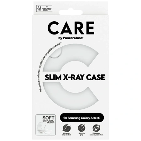 PANZERGLASS ETUI CARE X-RAY DO SAMSUNG GALAXY A36 5G PRZEZROCZYSTE OCHRONNE