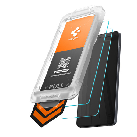 Spigen Glass tR EZ Fit Pro HD 2 Pack, transparency - Samsung Galaxy S26+