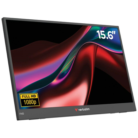 Monitor przenośny Verbatim LIGHT 15,6" FHD czarny 32401