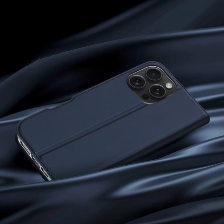 DUX DUCIS ETUI SKIN PRO DO IPHONE 16 PRO MAX Z KLAPKĄ I MIEJSCEM NA KARTĘ