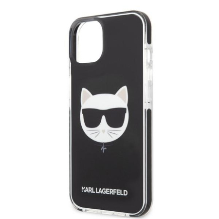 Etui Karl Lagerfeld KLHCP13STPECK na iPhone 13 mini hardcase - czarne Choupette Head