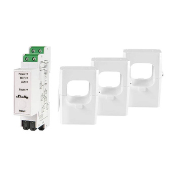 SHELLY MIERNIK ENERGII 2-KIERUNKOWY PRO 3EM 400A WIFI DO SYSTEMU SMART HOME