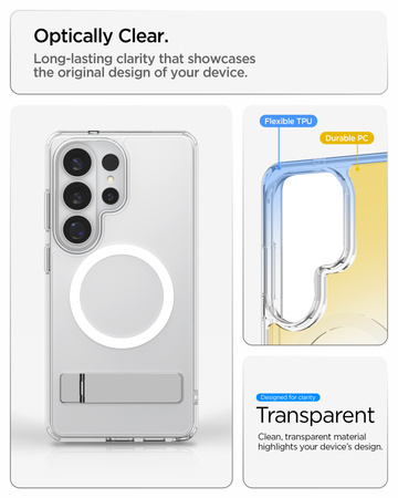 Spigen Ultra Hybrid S MagSafe, clear white - Samsung Galaxy S26 Ultra