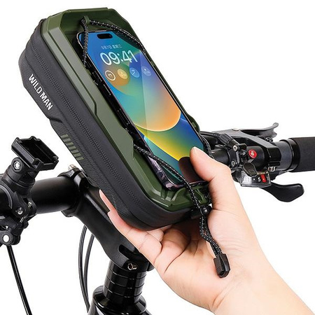 WILDMAN ETUI NA RAMĘ ROWERU GX330 DO ROWERU GÓRSKIEGO Z RZEPAMI WODOODPORNE