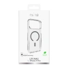 Etui Puro Lite Mag TPU+PC kompatybilne z MagSafe na iPhone 17 Pro - przezroczyste z szarym pierścieniem
