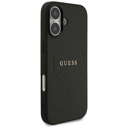 GUESS ETUI GRAINED RING MAGSAFE DO IPHONE 17 Z RINGIEM I MAGNETYCZNYM