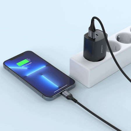 PALPRO KABEL USB-A LIGHTNING SZYBKIE ŁADOWANIE DO APPLE IPHONE 12 13 14 1M